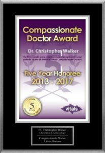 Compassionate Doctor Award - 5 Year Honoree